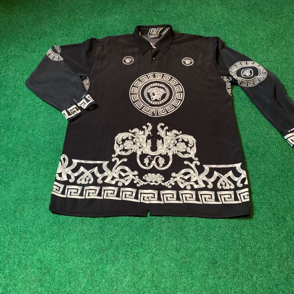 Vintage Gochu by KBB Mens Medusa dress shirt L